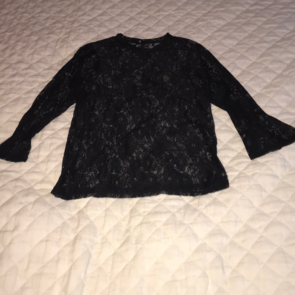 Lucca Three Quarter Sleeve Lace Top